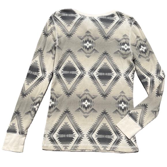 LRL Lauren Jeans Co. Ralph Lauren Henley Top Sz M - Picture 3 of 5